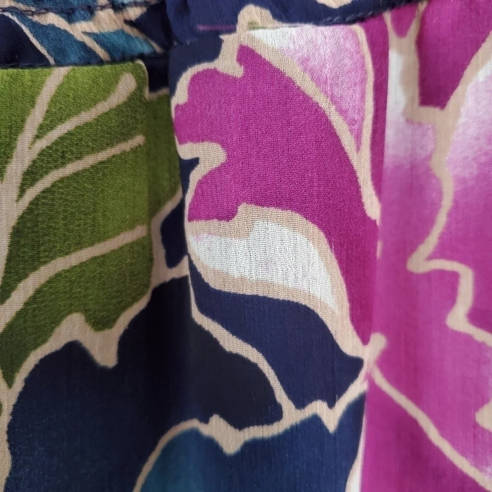 STRAPLESS Floral Maxi Dress with Cute Ruffle Top Detail - Picture 3 of 14